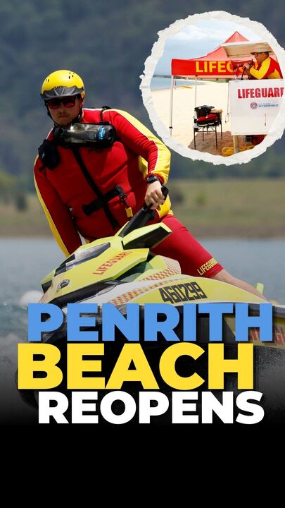 Penrith Beach reopens