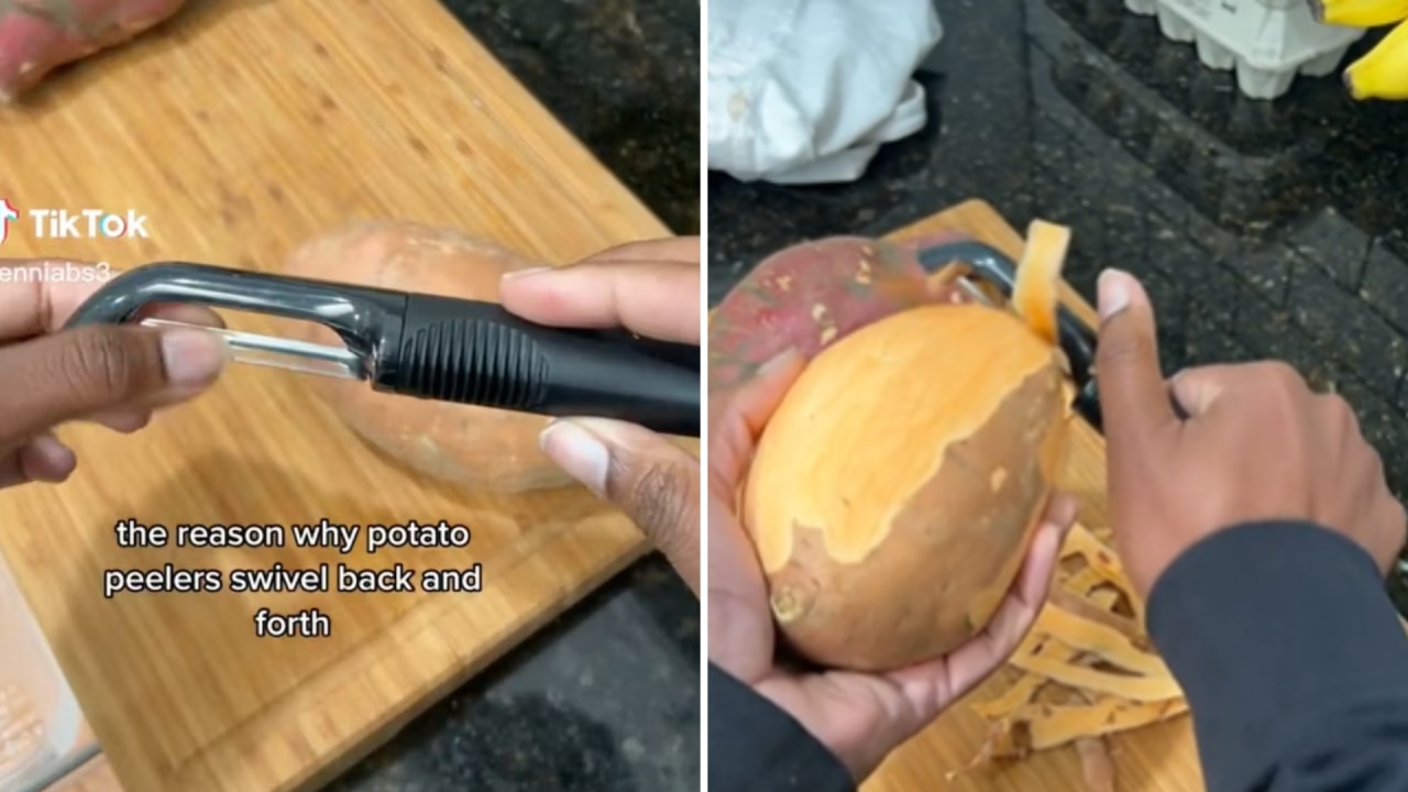 How to Use a Swivel Peeler: TikTok Potato Peeling Hack