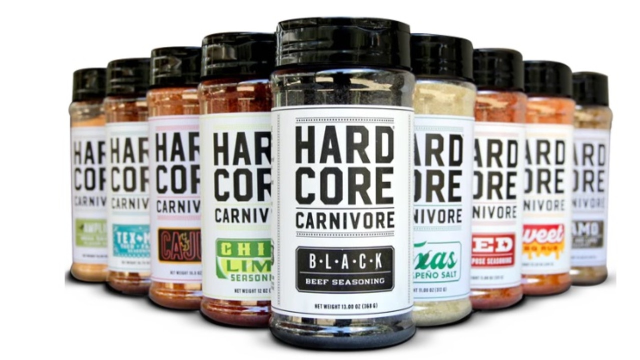 Jess’ Hardcore Carnivore products.
