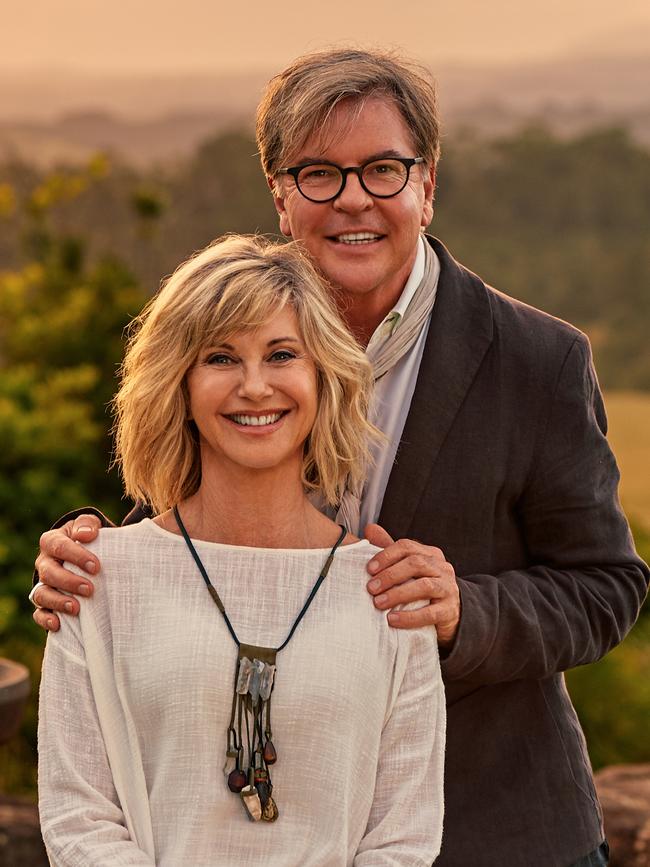 Co-owners Olivia Newton-John and Gregg Cave.