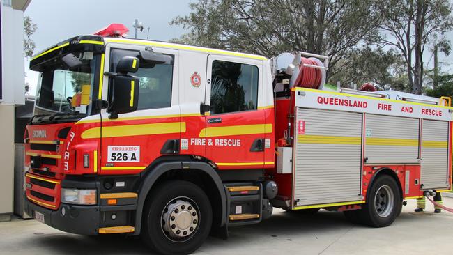 Five firefighting crews were needed to put out a blaze at Deception Bay this morning.