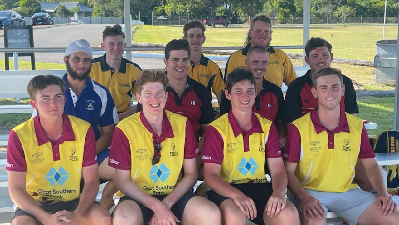 Arshvir Singh (middle row, left) was chosen in the South Queensland Country team. Photo: Contributed.