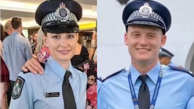 Constable Rachel McCrow, 29, and Constable Matthew Arnold, 26.