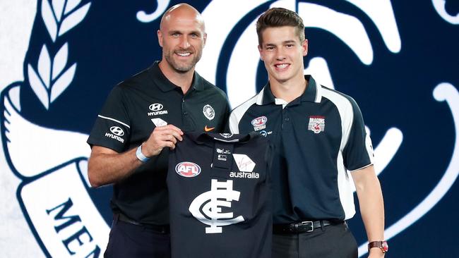 Carlton completed a live trade to get Liam Stocker. Picture: Getty Images