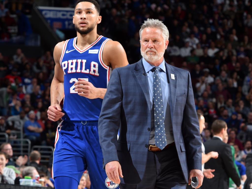 Brown’s departure throws doubts over Ben Simmons’ future.