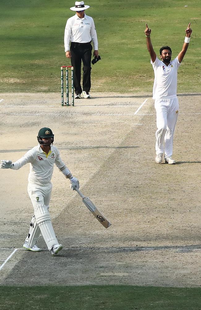 Another one bites the dust, this time it’s Nathan Lyon. Picture: Getty.