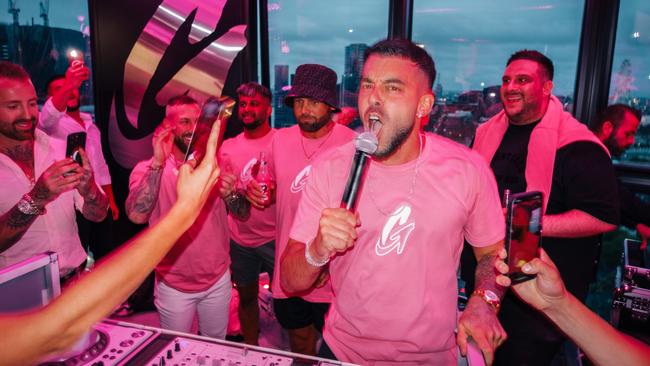 Melbourne billionaire Adrian Portelli threw a wild penthouse party over the weekend. Picture: Supplied