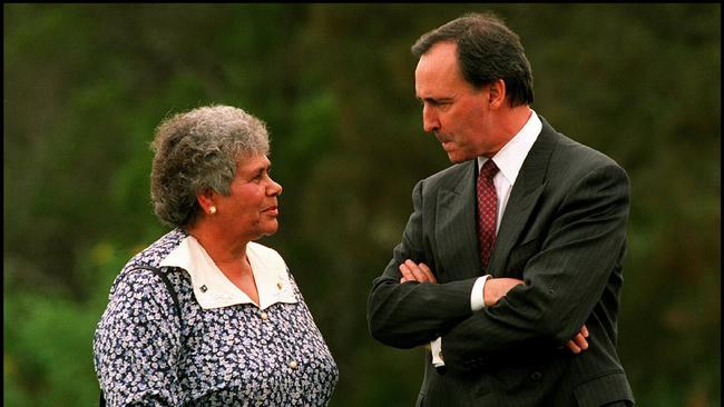 O'Donoghue with then-prime minister Paul Keating.