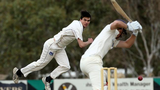 Sean McNicholl in action for Greenvale Kangaroos. Picture: Hamish Blair