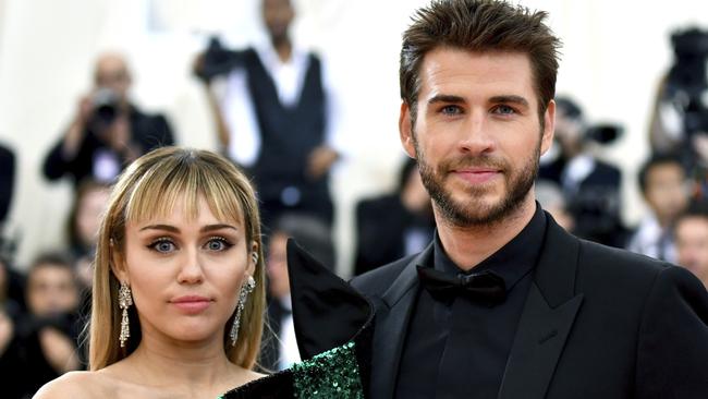 After almost 11 years together Miley Cyrus and Liam Hemsworth have announced their split. Picture: Charles Sykes/AP