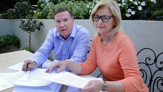 Mosman couple Will and Jacquie Tuck were behind a letter-writing campaign to the Queen in an effort to stave off forced council amalgamations. Picture: Virginia Young