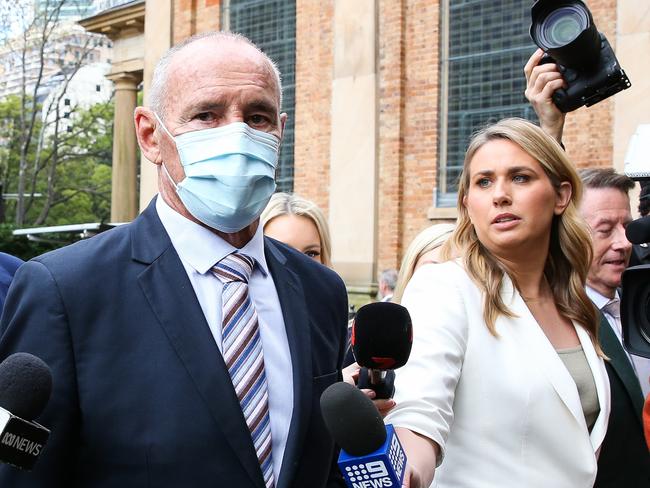 Chris Dawson walking into the NSW Supreme Court before he was found guilty of murder this week. Picture NCA Newswire/ Gaye Gerard.