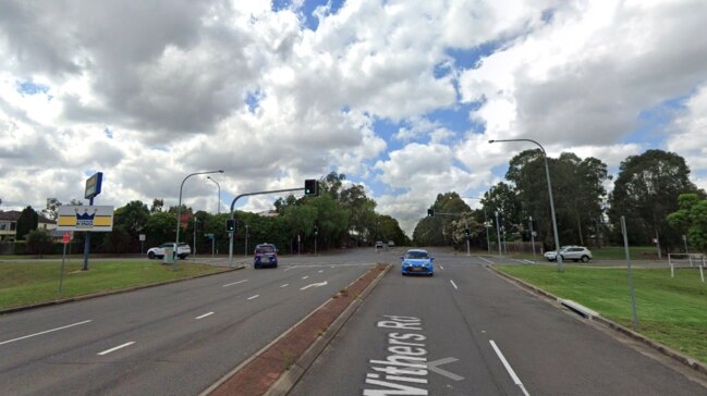 Police were called to Withers Rd, near the intersection with Mile End Rd, at Rouse Hill on Sunday night. Picture: The Hills Police Area Command