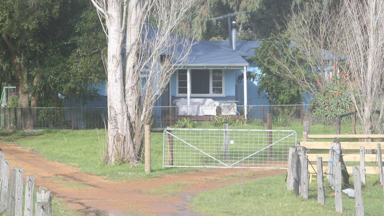 The home in Nannup, Western Australia that the four missing people shared when they disappeared.