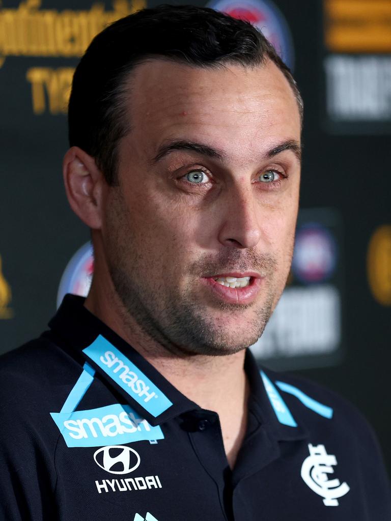 Carlton list boss Nick Austin. Picture: Josh Chadwick/AFL Photos via Getty Images