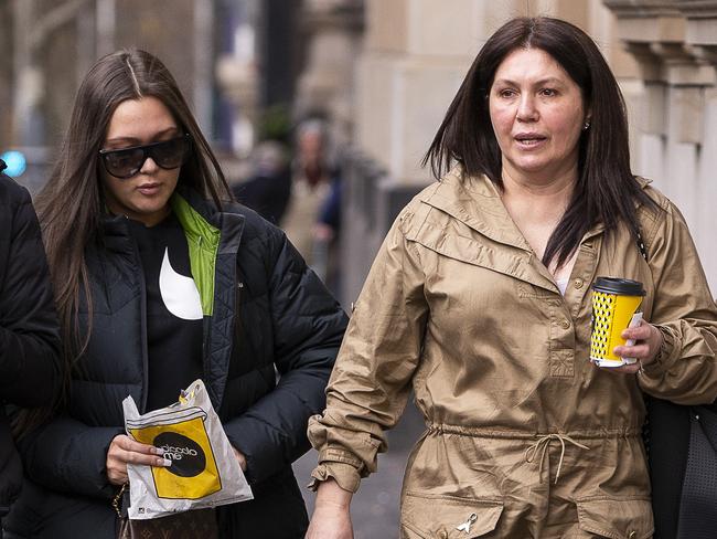 Roberta Williams with daughter Dhakota. Picture: AAP Image/Daniel Pockett