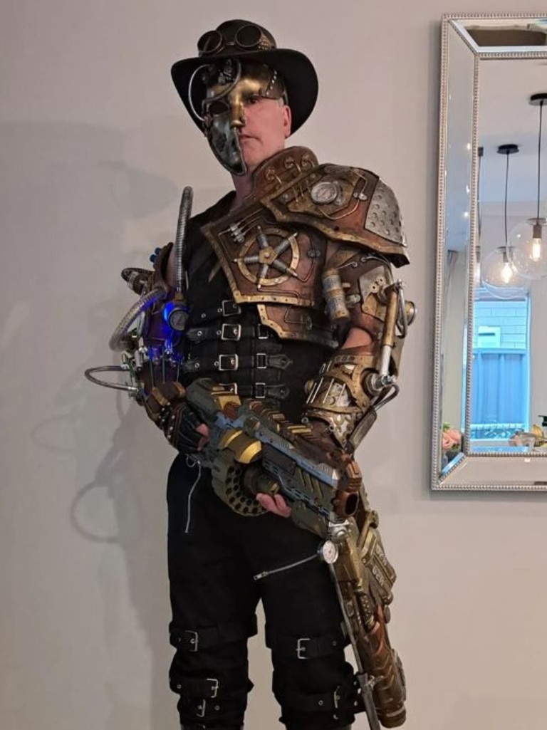 He also has a passion for steampunk cosplays. Picture: Instagram