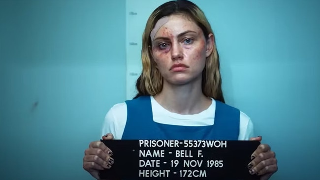 Phoebe Tonkin as Bell in hit Netflix series, Boy Swallows Universe..