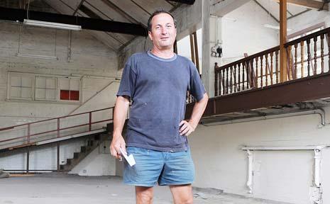 PAUL WORTH: Restoring the old butter factory building in Alstonville that had been home to Homemakers. . Picture: BRENDEN ALLEN