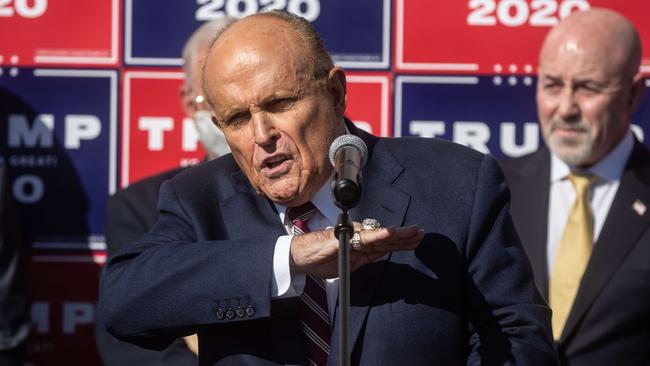 Donald Trump’s personal lawyer, Rudy Giuliani. Picture: Getty Images/AFP