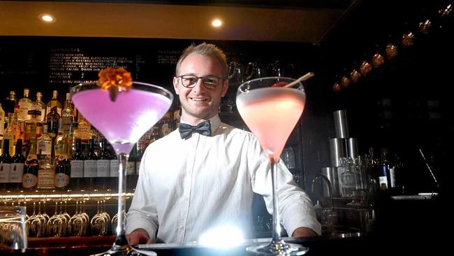 HERE'S TO HOWARD: The resident cocktail mixologist at The Loft in Lismore, Howard Johnson, will demonstrate how to make a great cocktail at a masterclass. Picture: Marc Stapelberg