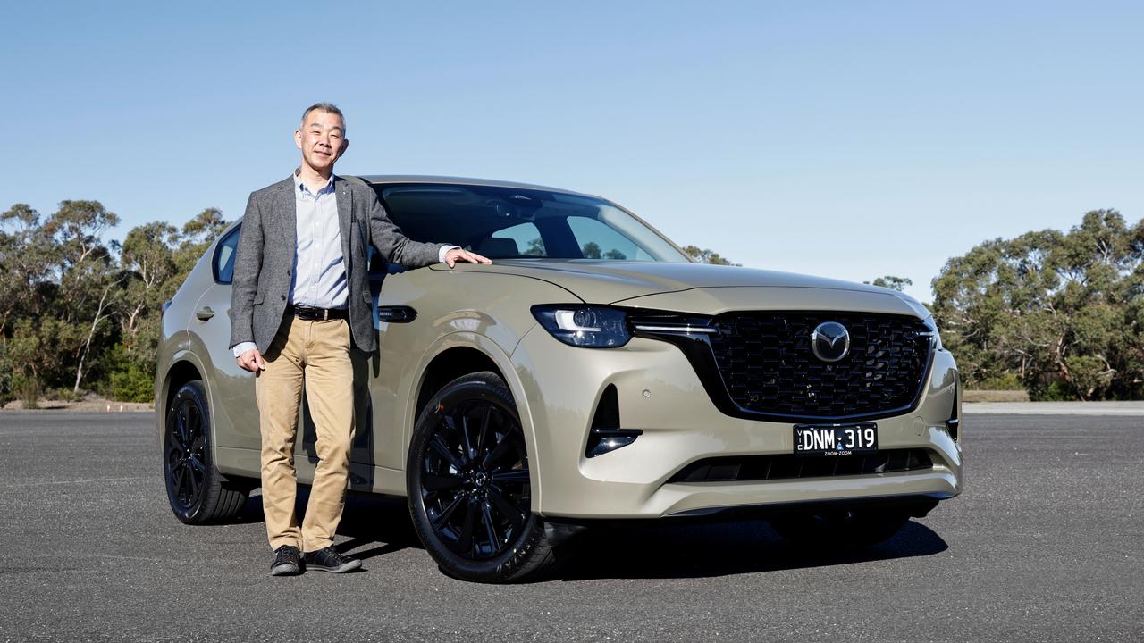 Mazda’s Toshiaki Aoki says Covid affected the CX-60’s development. Picture: Supplied