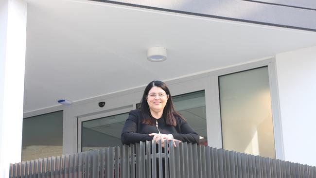 Minister for Education and Minister for Industrial Relations and Member for McConnel Grace Grace outside her new electorate office in Newstead. Photo: Kristy Muir