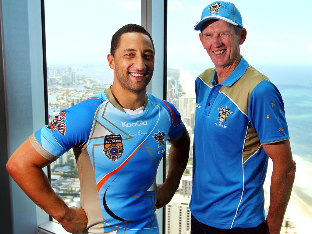 Benji Marshall and Wayne Bennett bonded during their stints with the NRL All Stars.