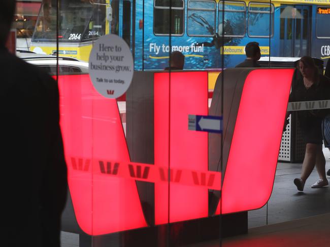 25/11/2019 Westpac bank branch in Collins St Melbourne . Picture : David Geraghty / The Australian