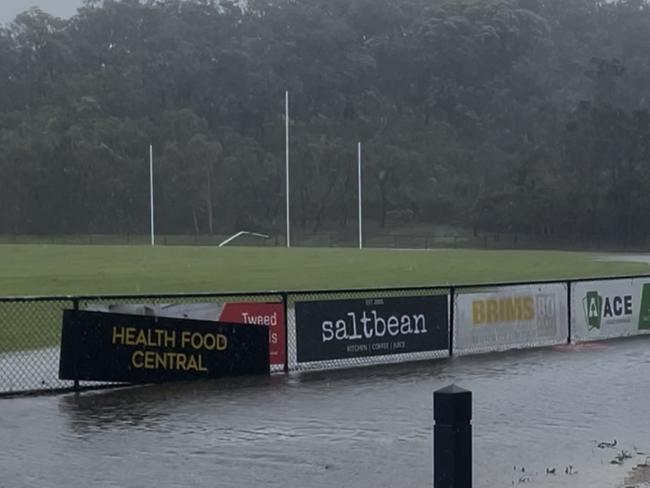 Tweed Coast AFC grounds after Cyclone Alfred. Picture: Supplied/Andrew Ryan