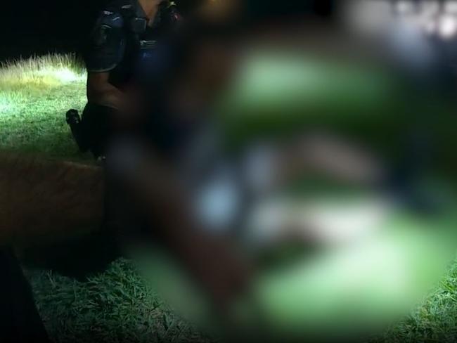 Dramatic body worn footage captures 14 teens arrested on the Tablelands in crime blitz