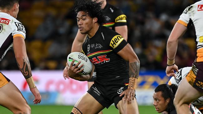 NRL 2021 RD19 Penrith Panthers v Brisbane Broncos - Brian To'o. Picture: NRL Photos