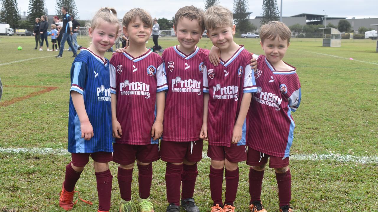 Coolum Barracudas under 6s at the Morey Tonen Carnival at Kawana on August 13, 2022. Picture: Eddie Franklin.