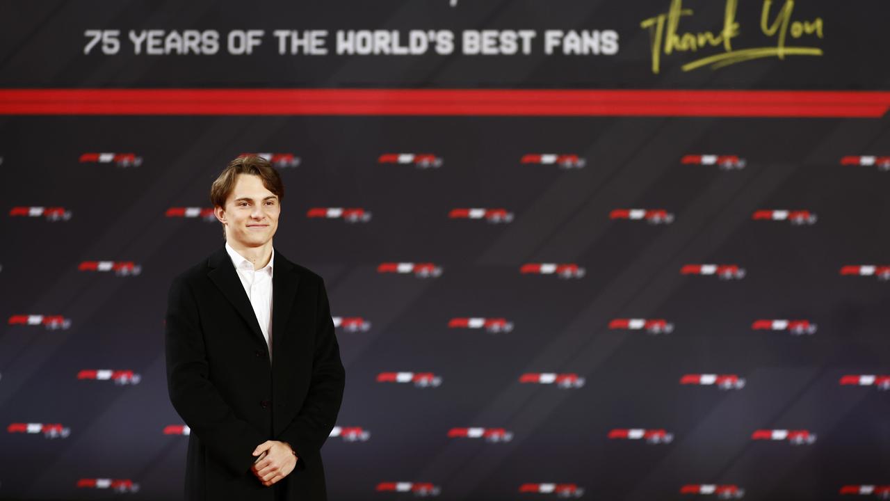 Oscar Piastri on the red carpet. Photo by Sam Bloxham/Getty Images.