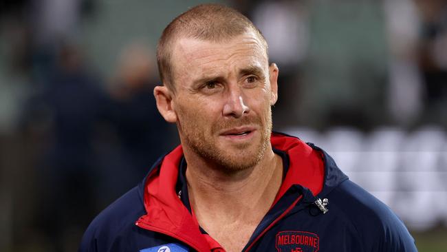 Simon Goodwin says there is more to come from the Demons. Picture: James Elsby/AFL Photos via Getty Images