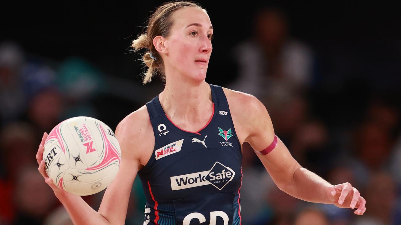 Emily Mannix remains on the Vixens’ list for 2025 despite having just given birth. Photo: Getty Images