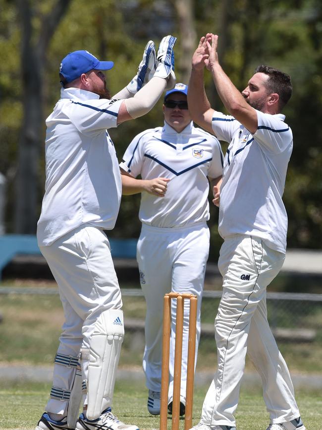 Kookaburra Cup cricket - Palm Beach Currumbin vs. Coomera Hope Island at Salk Oval. Coomera Hope Island bowler Tunni Cliff . (Photo/Steve Holland)