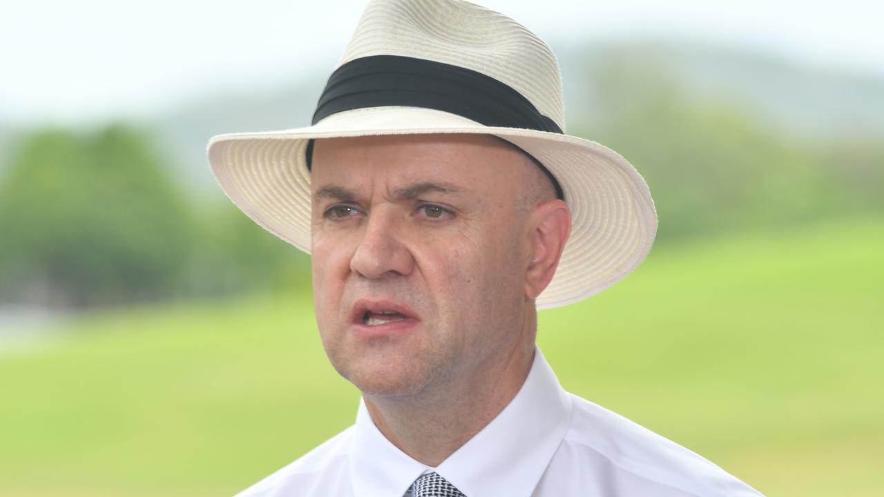 chief health officer Dr John Gerrard at the Willows Sports Complex, formally known as 1300Smiles Stadium. Picture: Evan Morgan