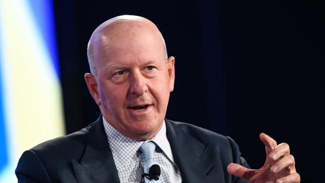 David Solomon, Chairman and CEO of Goldman Sachs. Picture: Patrick T. Fallon/AFP