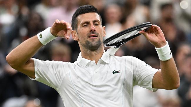 Novak Djokovic of Serbia. Photo by Mike Hewitt/Getty Images