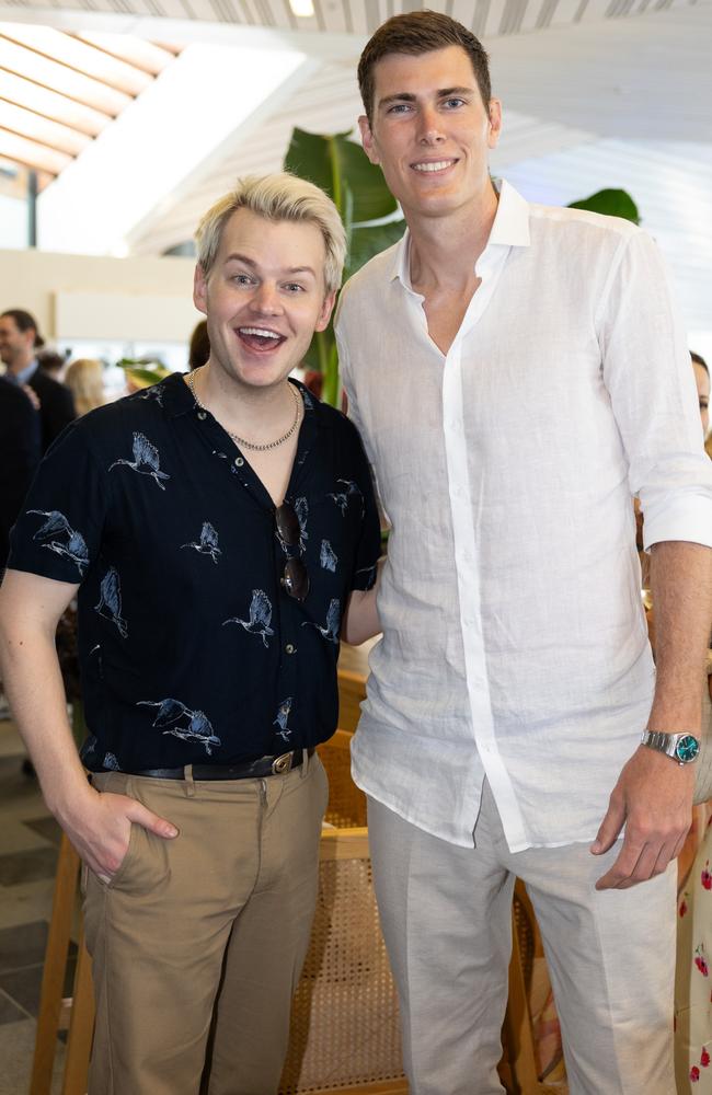 Joel Creasey and Mason Cox. Picture: Fiona Hamilton