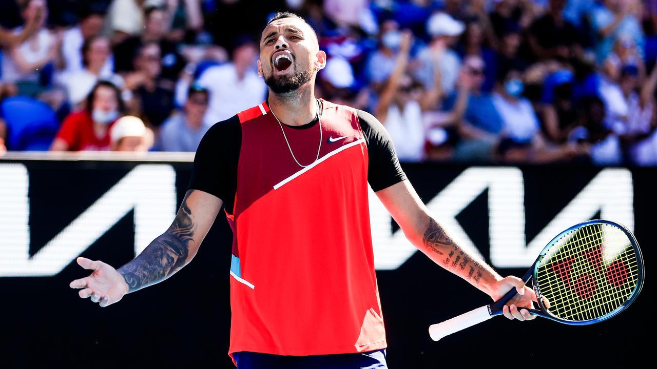 Thanasi Kokkinakis and Nick Kyrgios. Picture: Chris Putnam/Future Publishing via Getty Images