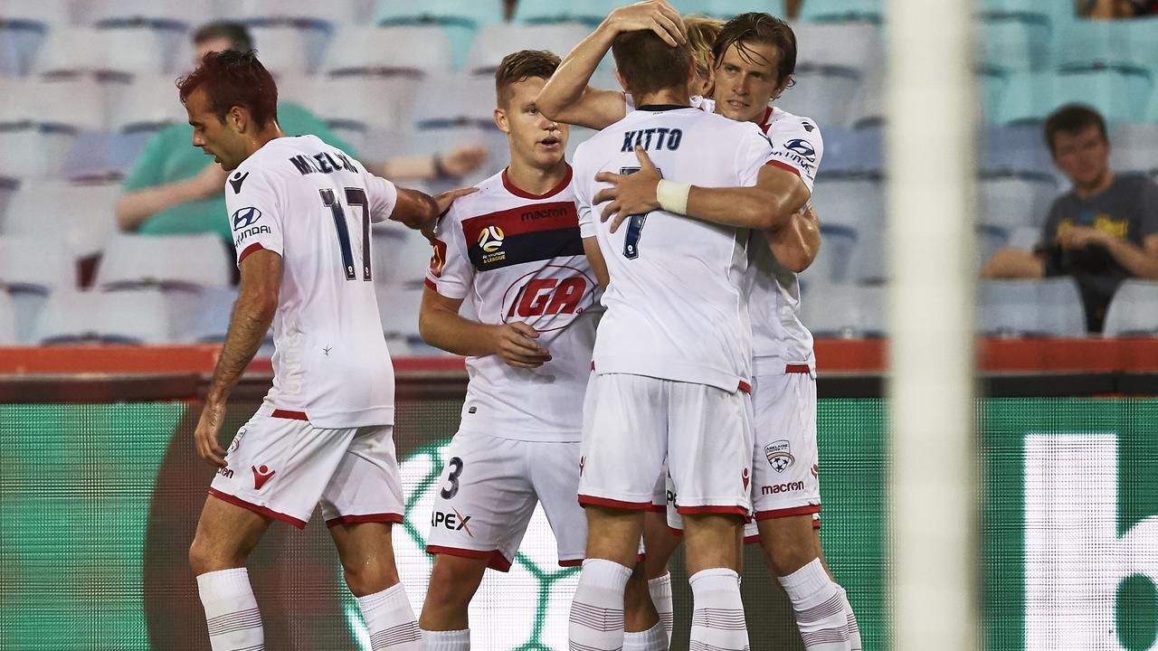 Craig Goodwin scored the winner as Adelaide United beat the Western Sydney Wanderers.