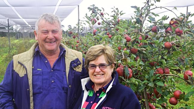 David and Roz Sutton from Sutton's Juice Factory and Cidery.