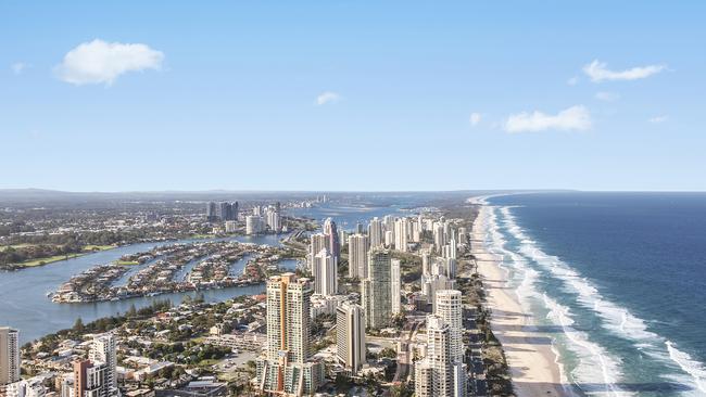 View from the Soul penthouse on the Gold Coast.