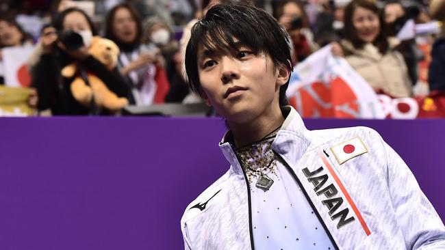 Japan's Yuzuru Hanyu. Picture: AFP.