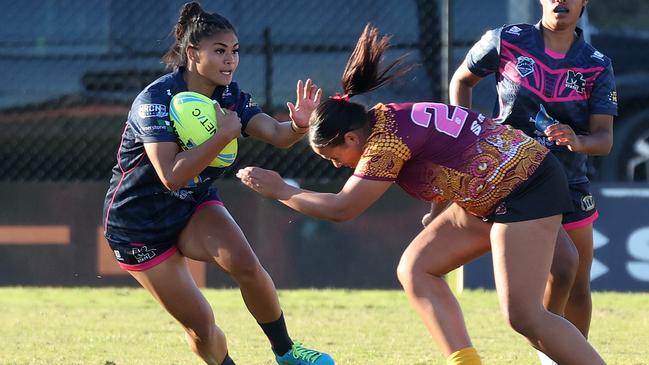 Schoolgirls Cup Mabel Park vs St. James, Stones Corner. Picture: Liam Kidston