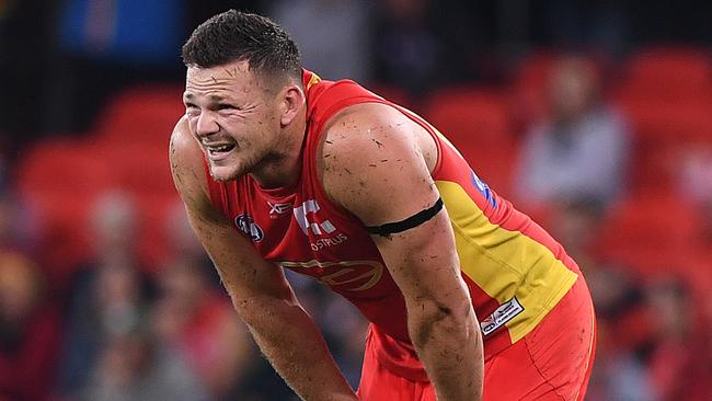 Melbourne must rely on a trade for Jesse Hogan to get Steven May from Gold Coast. Picture: AAP