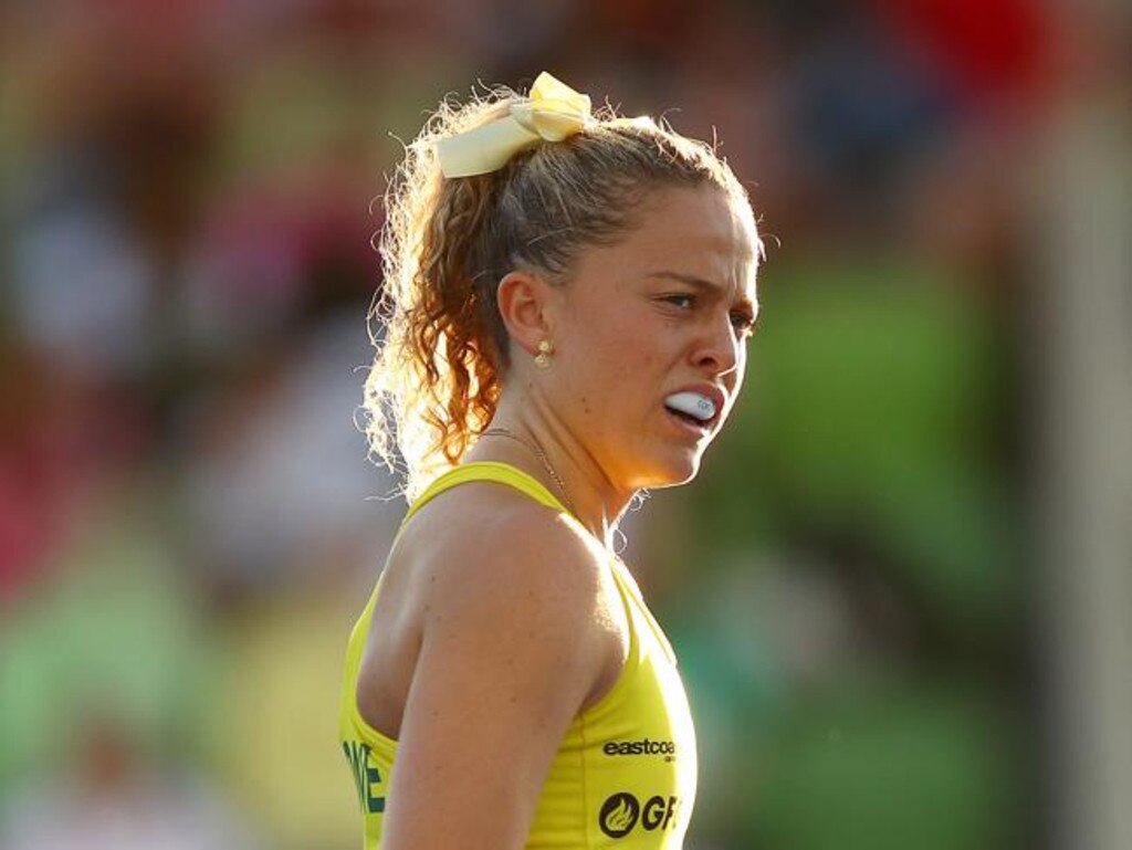 Rosie Malone in action for the Hockeyroos. Picture: Supplied