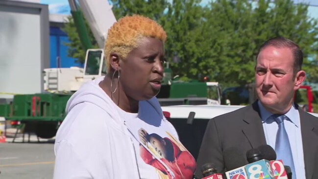 Tyre Sampson’s mother speaks out as FreeFall ride prepares for demolition